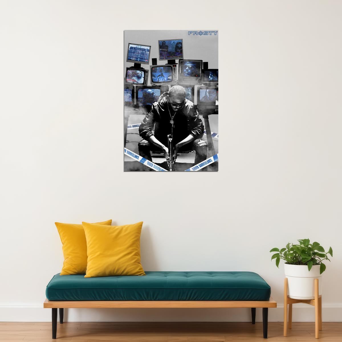 Frosty Album Under Surveillance Poster Wall Art Print Home Wall Decor - xonomax