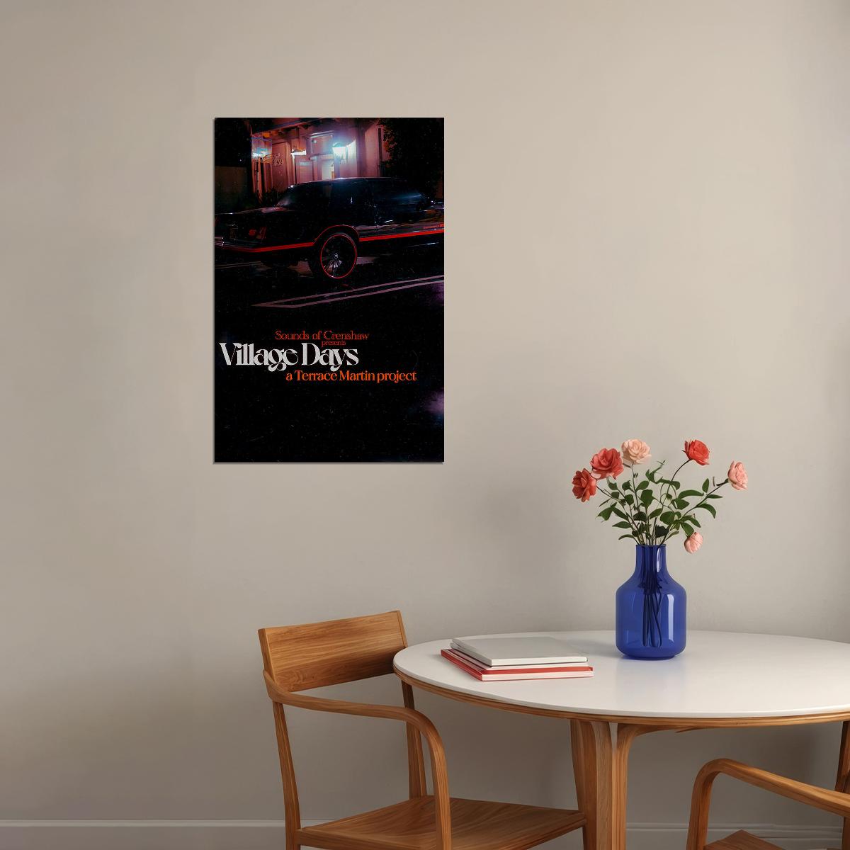 Terrace Martin Album Village Days Music Poster Wall Art Print Home Wall Decor - xonomax
