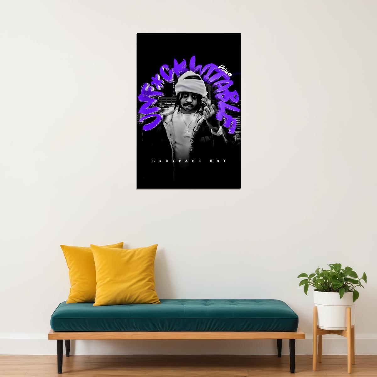 Babyface Ray Rapper Unfuckwithable Poster Wall Art Print Home Wall Decor - xonomax