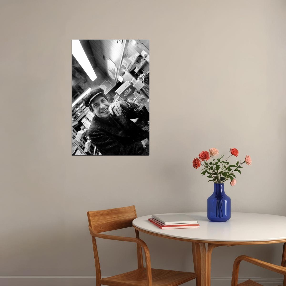 Leonard Cohen Chelsea Hotel New York Gifts Musician Poster Wall Art Print Home Wall Decor - xonomax