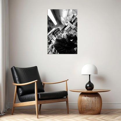 Leonard Cohen Chelsea Hotel New York Gifts Musician Poster Wall Art Print Home Wall Decor - xonomax