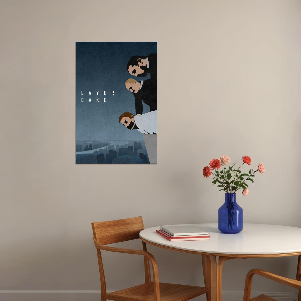 Layer Cake Inspired Alternative Movie Action Crime Poster Wall Art Print Home Wall Decor - xonomax