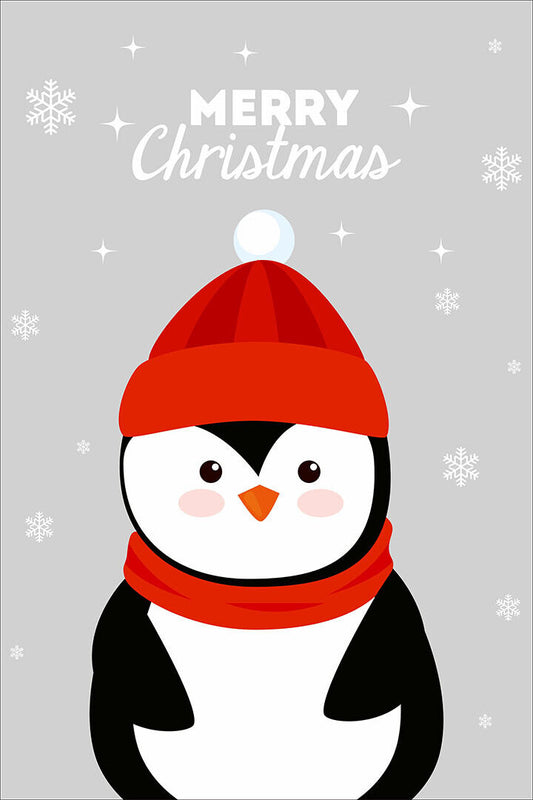 Penguin Stole Christmas Picture Poster Wall Art Print Home Wall Decor - xonomax