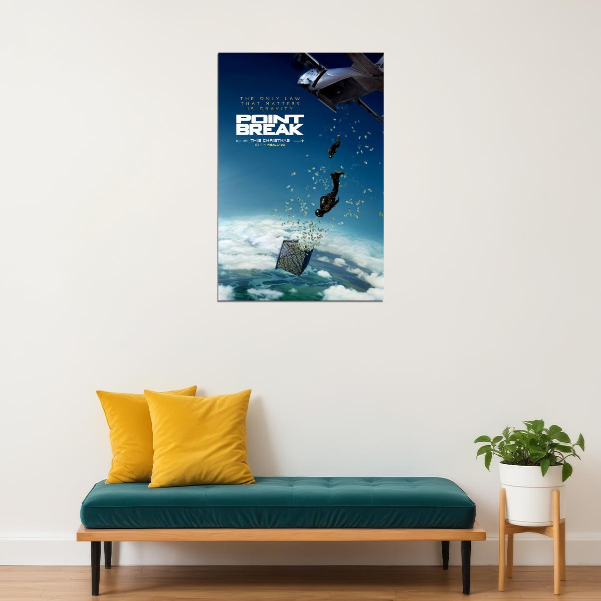 Point Break Movie Action Adventure Crime Poster Wall Art Print Home Wall Decor - xonomax
