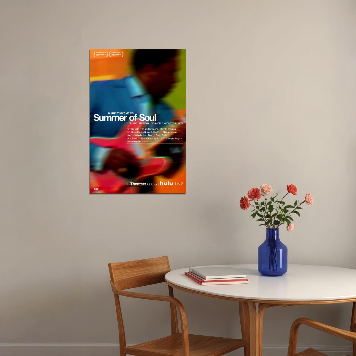 Summer Of Soul 2021 Movie Poster Wall Art Print Home Wall Decor - xonomax