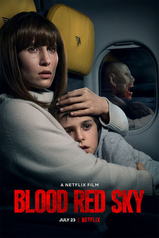 Blood Red Sky 2021 Horror Movie Poster Wall Art Print Home Wall Decor - xonomax