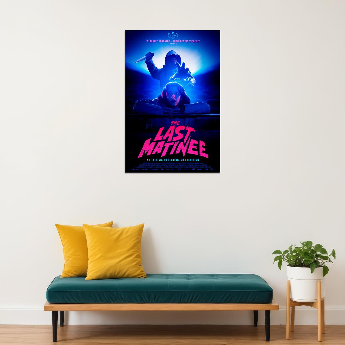 The Last Matinee 2021 Movie Horror Poster Wall Art Print Home Wall Decor - xonomax