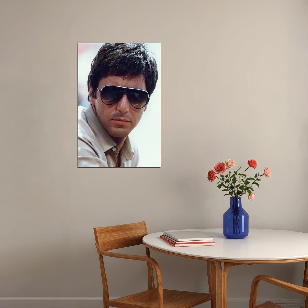 Scarface Al Pacino Tony Montana Movie Star Quotes Crime Poster Wall Art Print Home Wall Decor