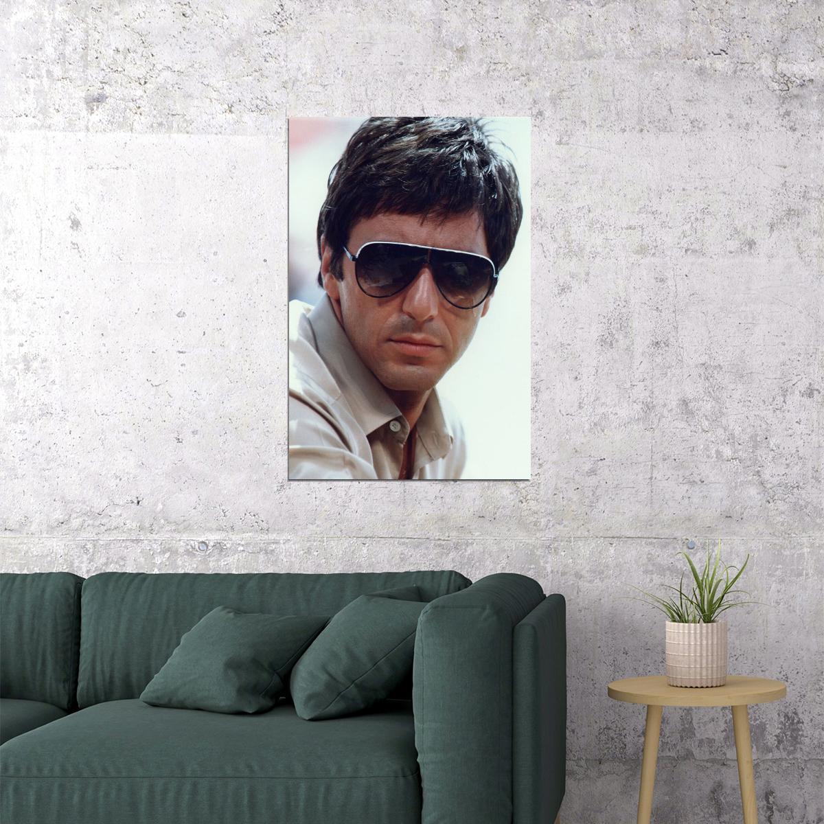 Scarface Al Pacino Tony Montana Movie Star Quotes Crime Poster Wall Art Print Home Wall Decor