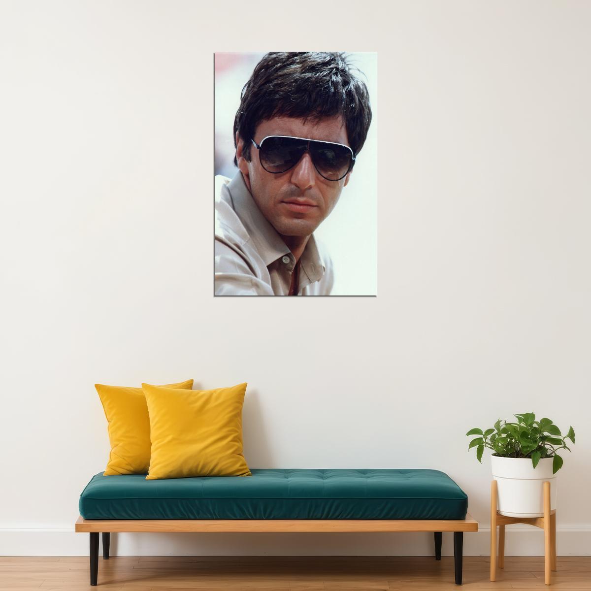 Scarface Al Pacino Tony Montana Movie Star Quotes Crime Poster Wall Art Print Home Wall Decor