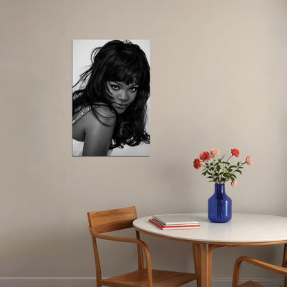 Rihanna Sexy Girl Music Rap Singer Fashion Designer Poster Wall Art Print Home Wall Decor