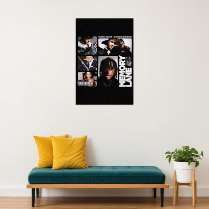 Shordie Shordie Murda Beatz Memory Lane Poster Wall Art Print Home Wall Decor