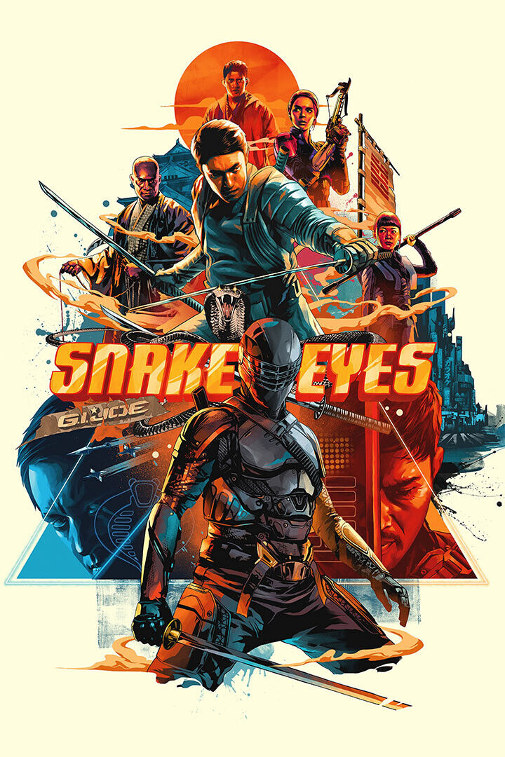 Snake Eyes Movie Gi Joe Origins Poster Wall Art Print Home Wall Decor - xonomax