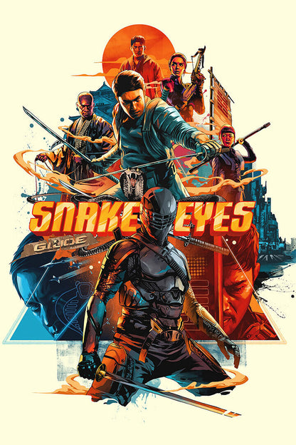 Snake Eyes Movie Gi Joe Origins Poster Wall Art Print Home Wall Decor - xonomax