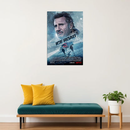 The Ice Road Action Movie Poster Wall Art Print Home Wall Decor - xonomax