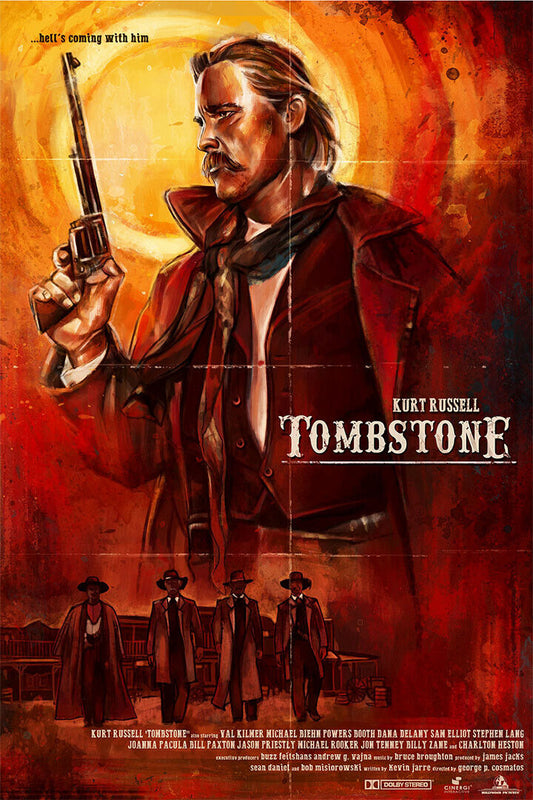 Tombstone Movie Western Classic Film Vintage Action Poster Wall Art Print Home Wall Decor - xonomax