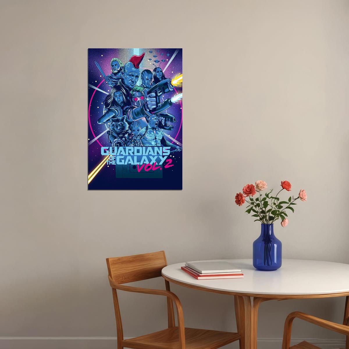 Guardians Of The Galaxy Vol2 Movie Superheroes Drama Poster Wall Art Print Home Wall Decor - xonomax