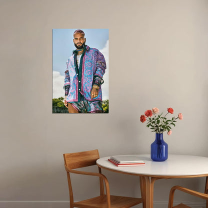 Maluma Music Singer Star Fashion Musician Poster Wall Art Print Home Wall Decor - xonomax