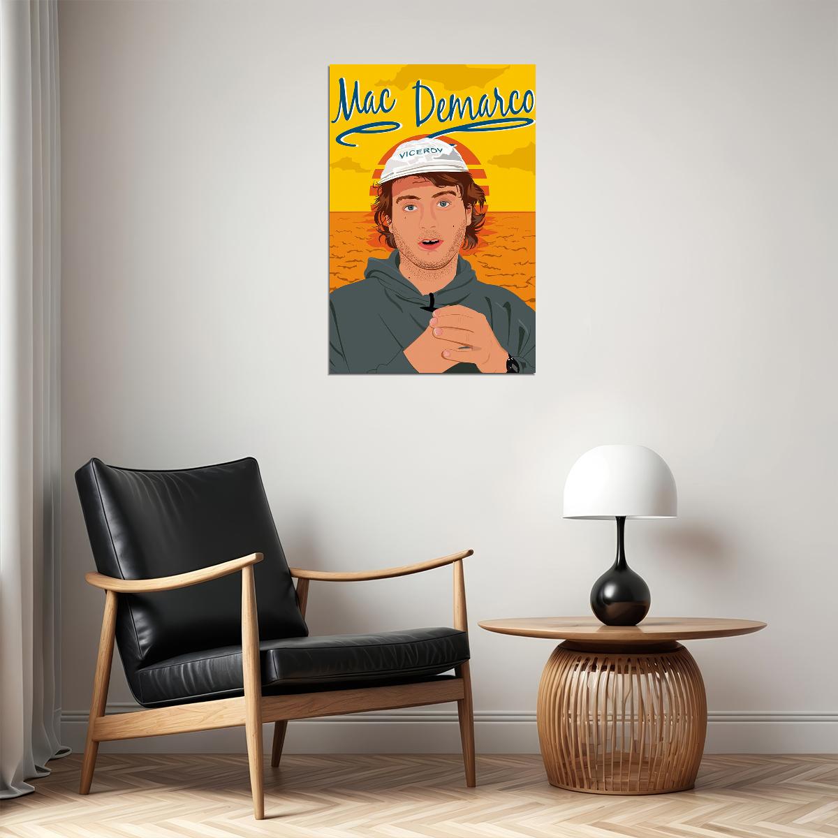 Mac Demarco Rapper Music Singer Star Songwriter Poster Wall Art Print Home Wall Decor - xonomax