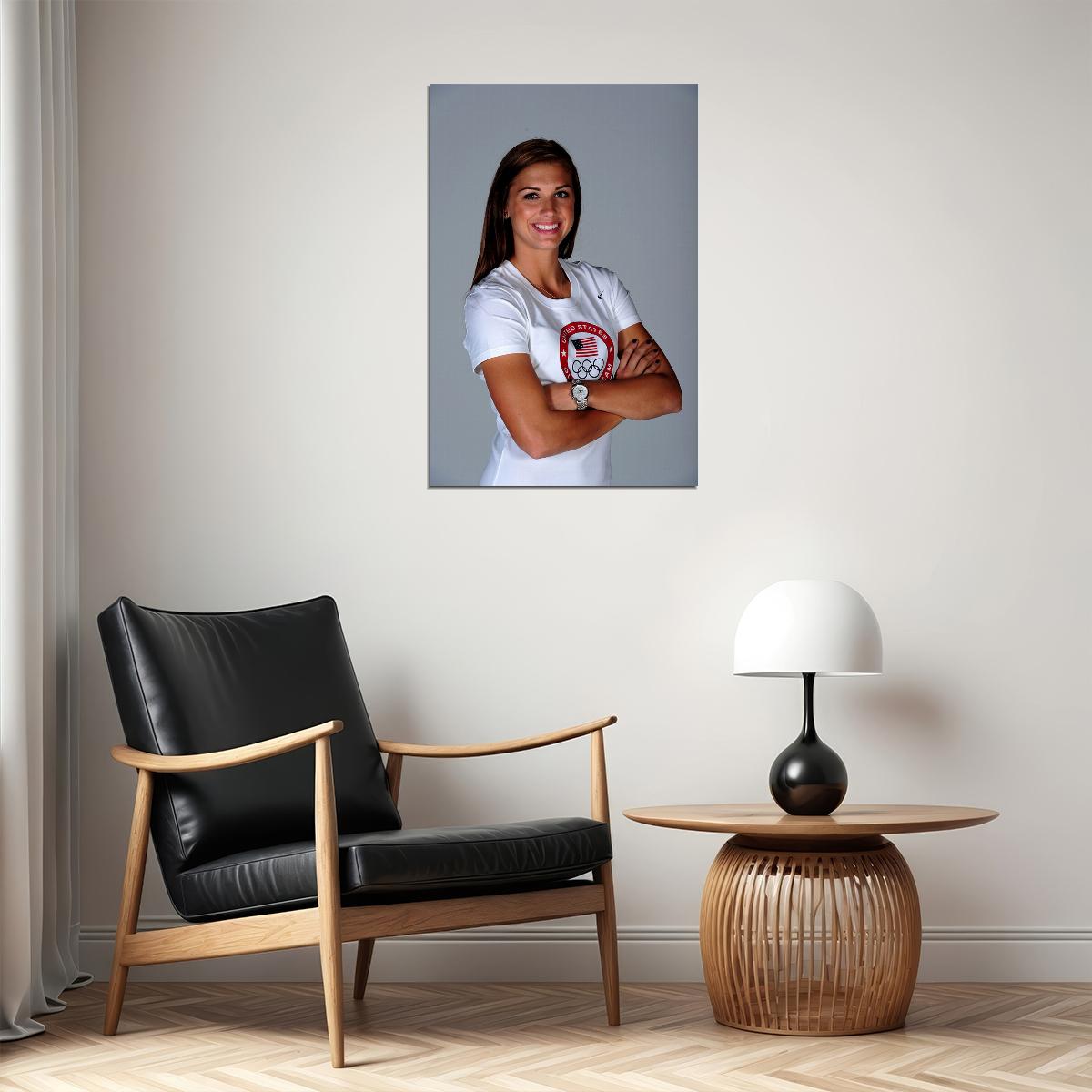 Alex Morgan Soccer Star Sport Professional Poster Wall Art Print Home Wall Decor - xonomax