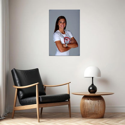 Alex Morgan Soccer Star Sport Professional Poster Wall Art Print Home Wall Decor - xonomax