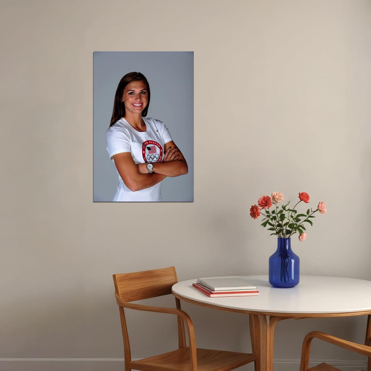 Alex Morgan Soccer Star Sport Professional Poster Wall Art Print Home Wall Decor - xonomax