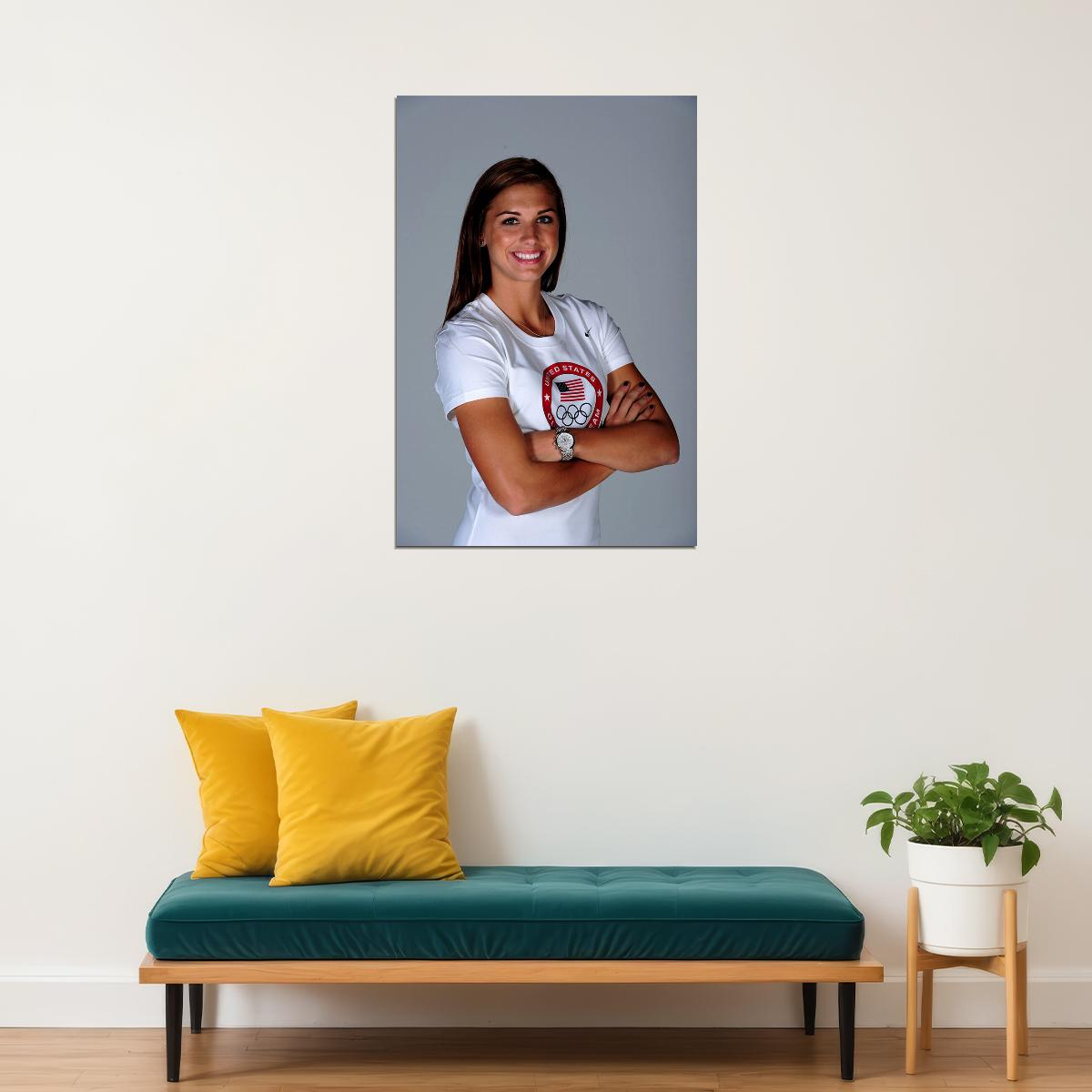 Alex Morgan Soccer Star Sport Professional Poster Wall Art Print Home Wall Decor - xonomax