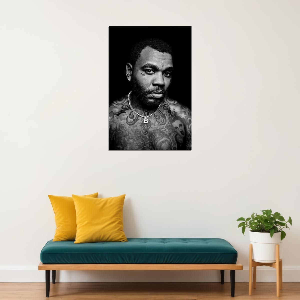 Kevin Gates Rap Music Rapper Star Hip Hop Singer Poster Wall Art Print Home Wall Decor - xonomax