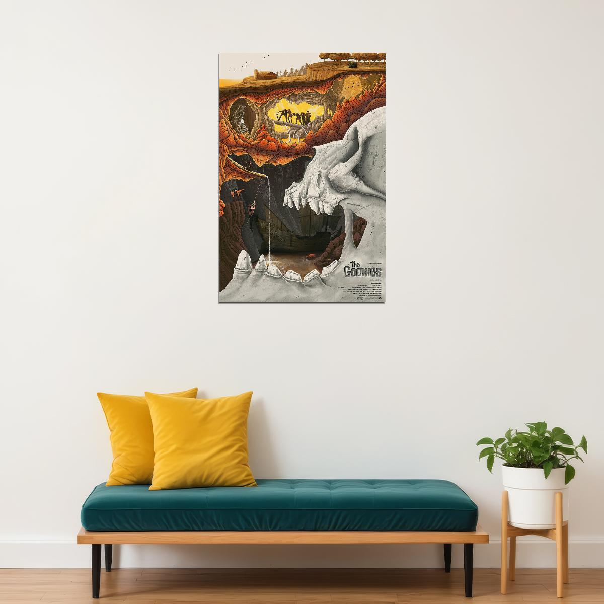 The Goonies Movie Treasure Action Comedy Poster Wall Art Print Home Wall Decor - xonomax