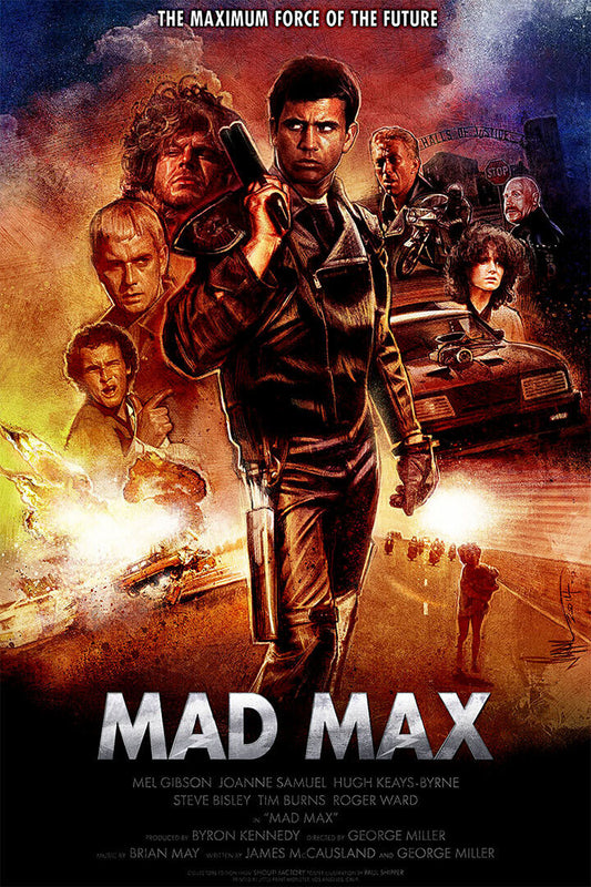 Mad Max Movie 1979 Classic Film Mel Gibson Adventure Poster Wall Art Print Home Wall Decor - xonomax