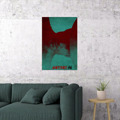 Justified Us Tv Series Show Movie Crime Drama Poster Wall Art Print Home Wall Decor - xonomax
