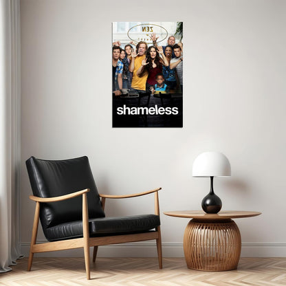 Shameless Movie Season 6 Tv Show Comedy Drama Poster Wall Art Print Home Wall Decor - xonomax