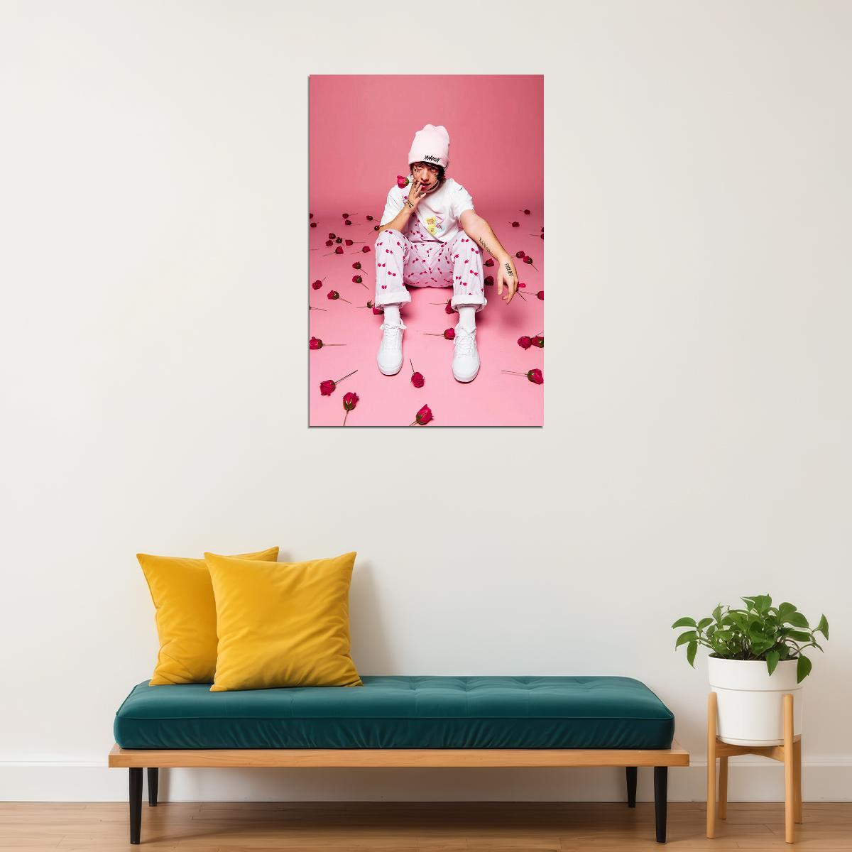 Lil Xan Rapper Hip Hop Music Singer Star Poster Wall Art Print Home Wall Decor - xonomax