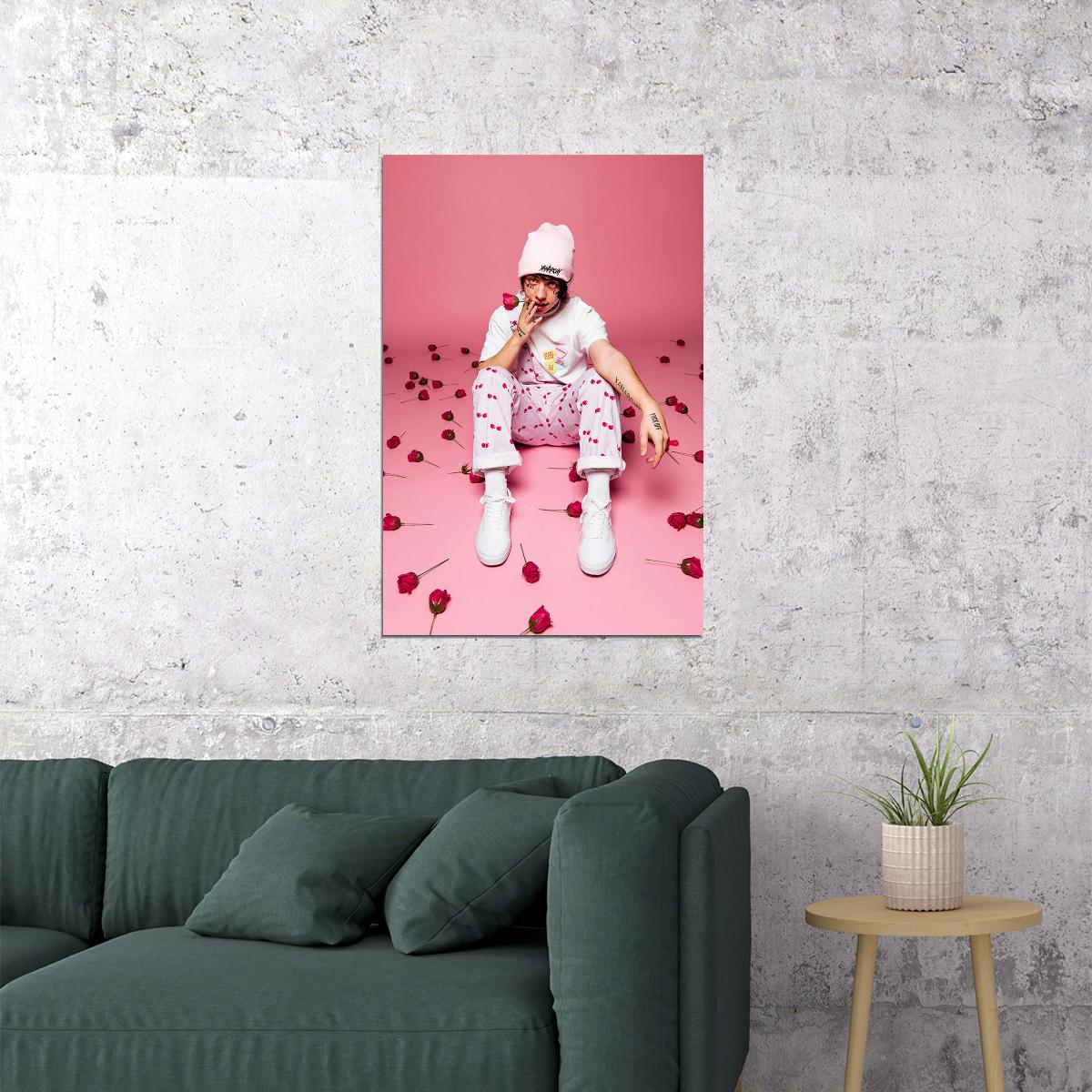 Lil Xan Rapper Hip Hop Music Singer Star Poster Wall Art Print Home Wall Decor - xonomax