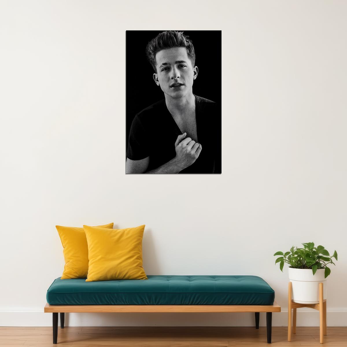 Charlie Puth Music Singer Artist Rapper Poster Wall Art Print Home Wall Decor - xonomax