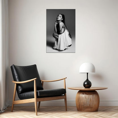 Ariana Grande Singer Music Famous Artist Attractive Poster Wall Art Print Home Wall Decor - xonomax