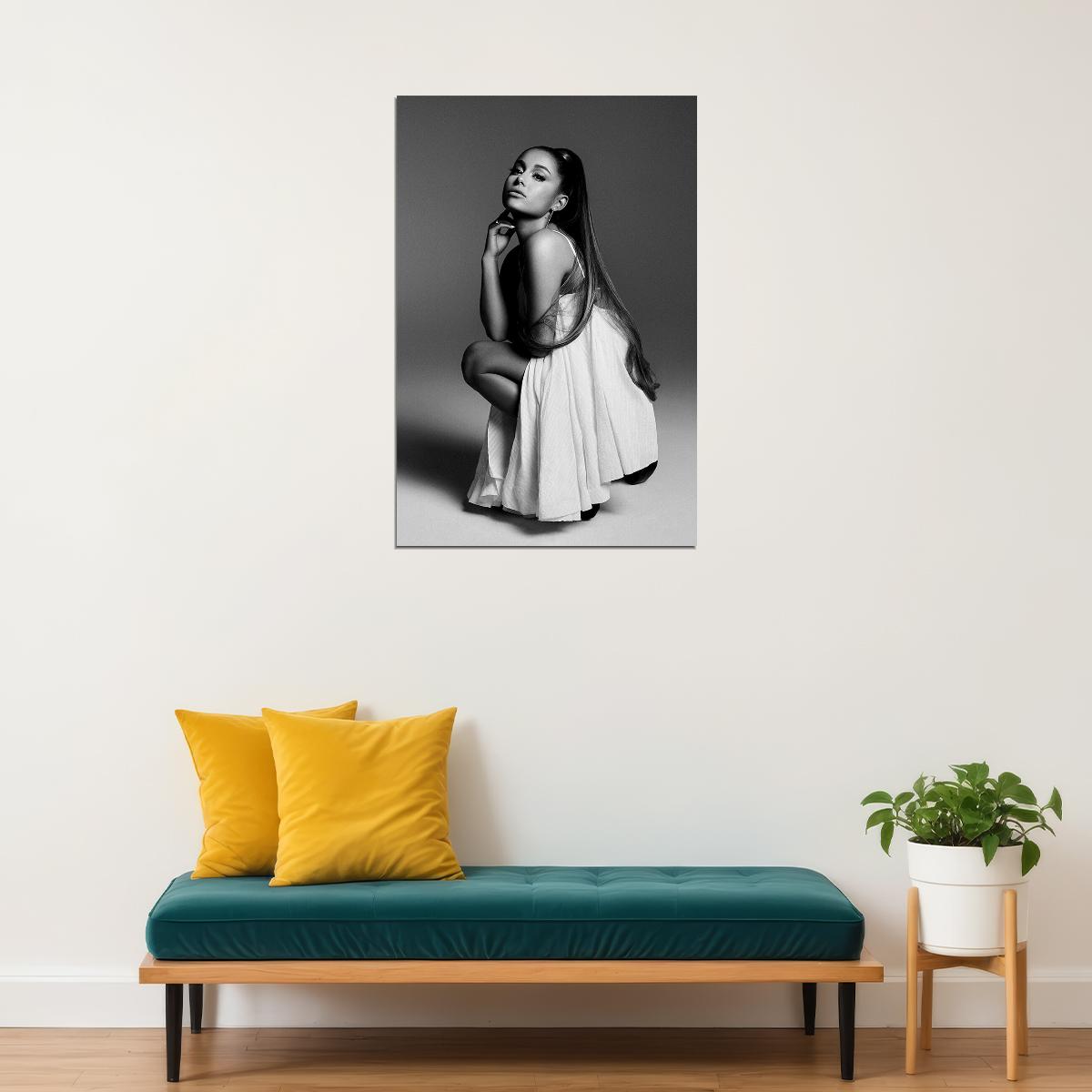 Ariana Grande Singer Music Famous Artist Attractive Poster Wall Art Print Home Wall Decor - xonomax