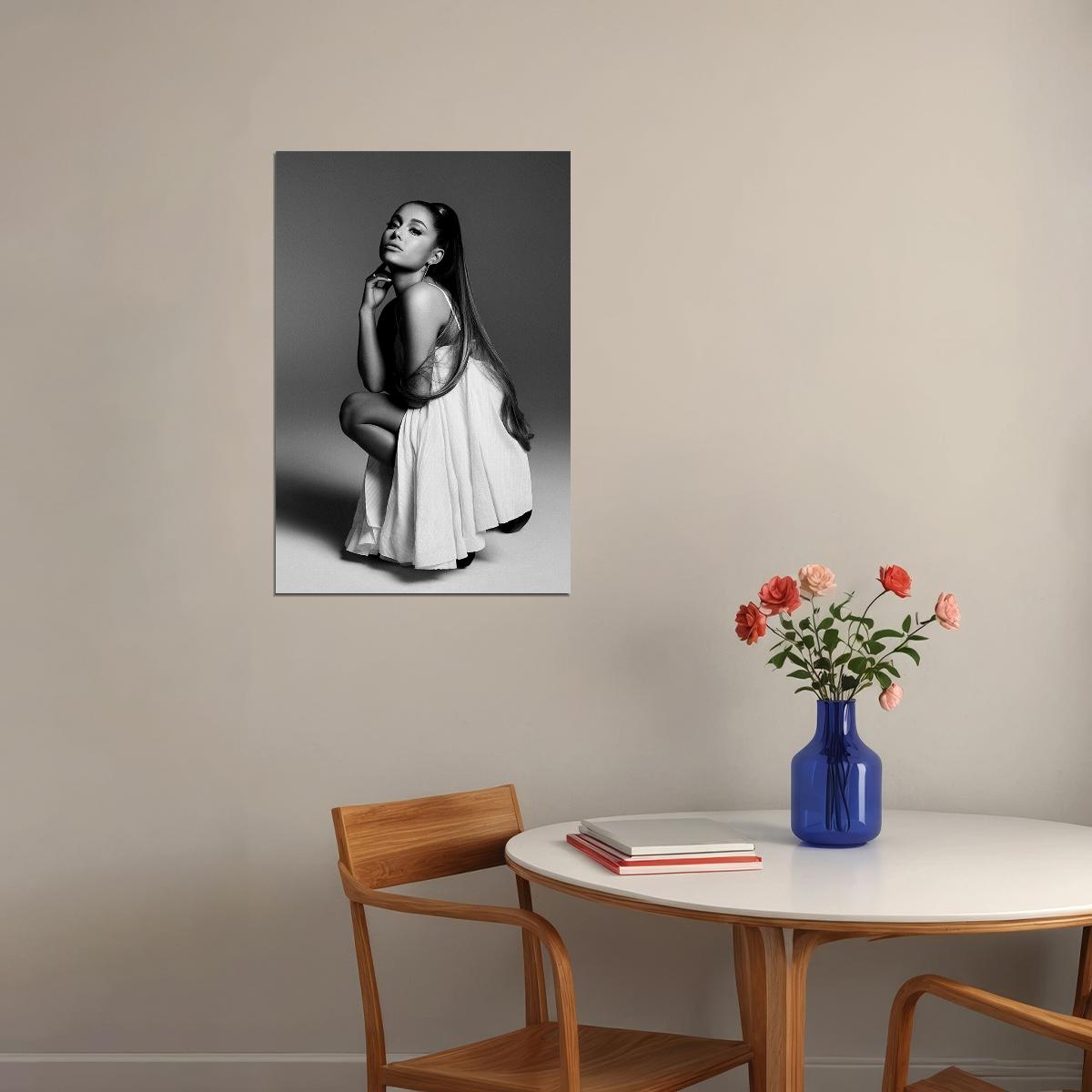 Ariana Grande Singer Music Famous Artist Attractive Poster Wall Art Print Home Wall Decor - xonomax
