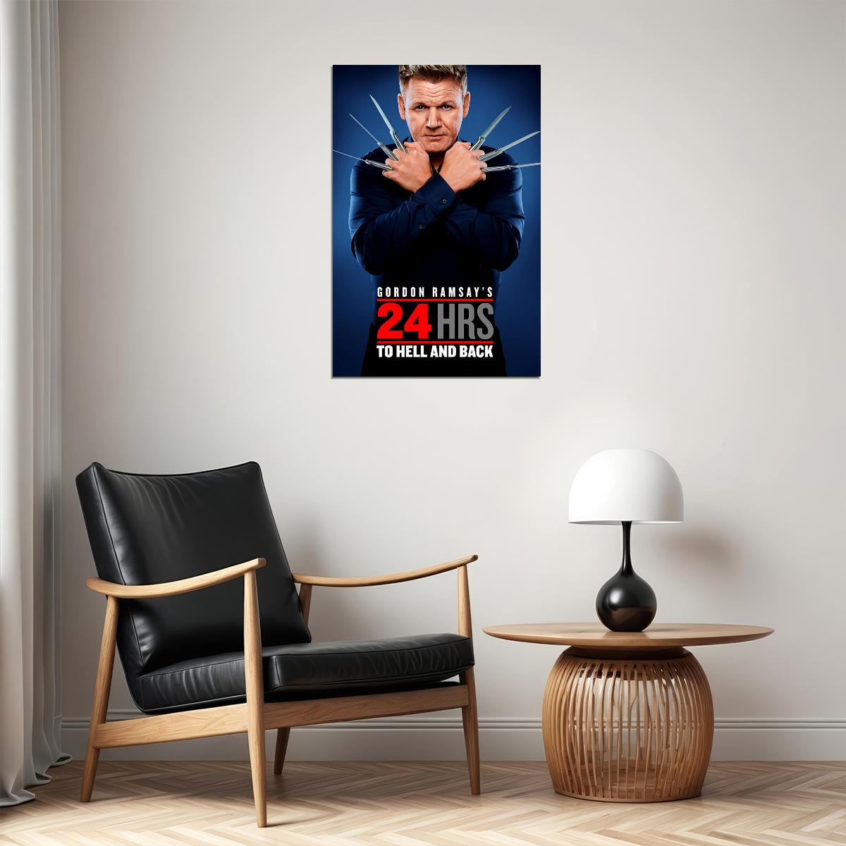 Hours To Hell And Back Tv Series Gordon Ramsay Chef Food Poster Wall Art Print Home Wall Decor - xonomax