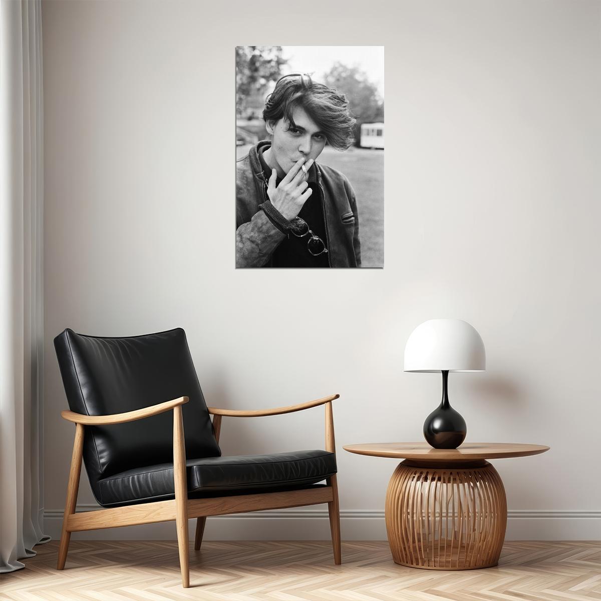 Actor Music Star Young Johnny Depp Producer Poster Wall Art Print Home Wall Decor - xonomax