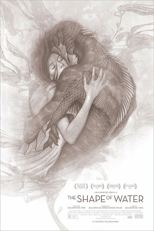 The Shape Of Water Guillermo Del Toro 2018 Film Poster Wall Art Print Home Wall Decor - xonomax