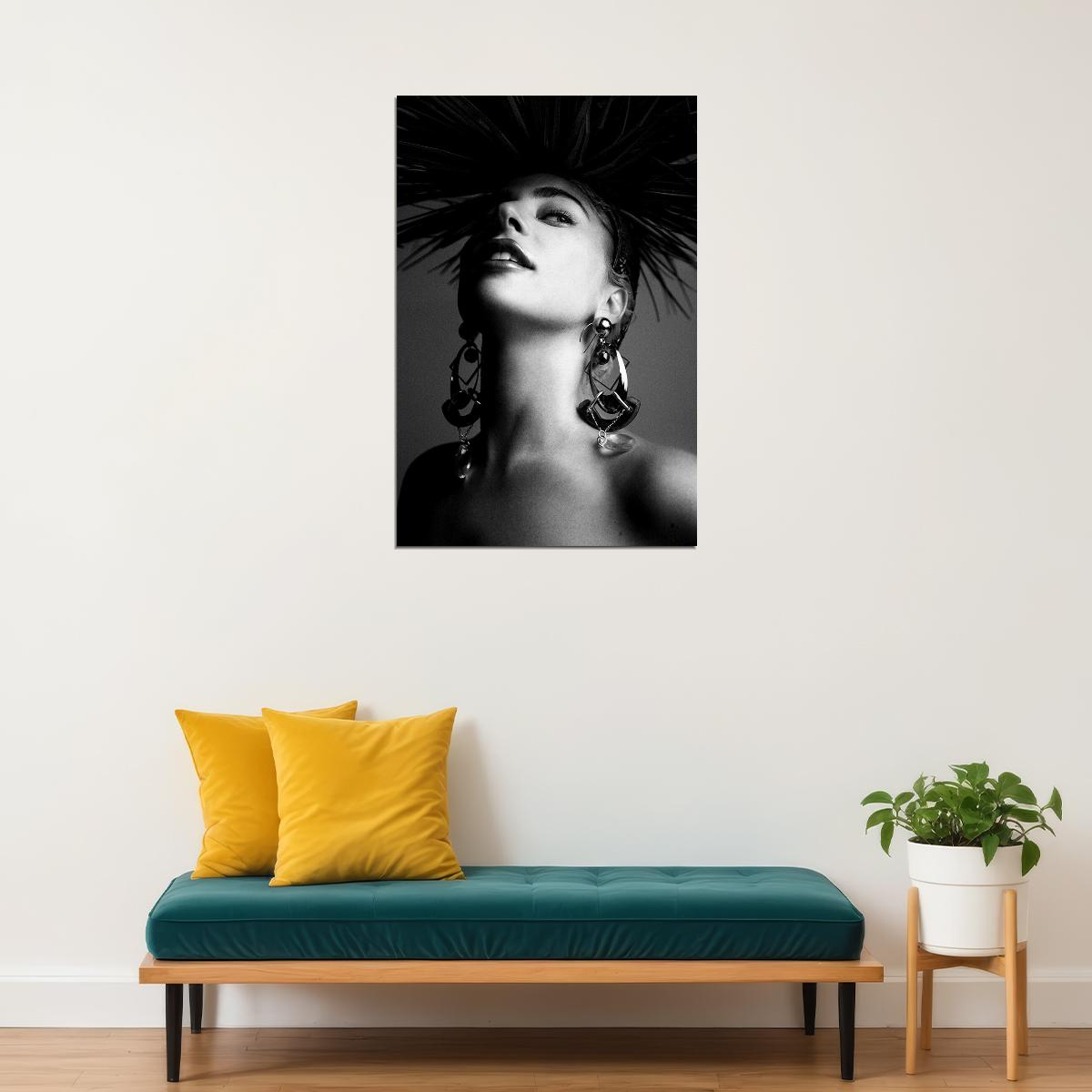 Lady Gaga Rap Music Singer Star Rapper Poster Wall Art Print Home Wall Decor - xonomax