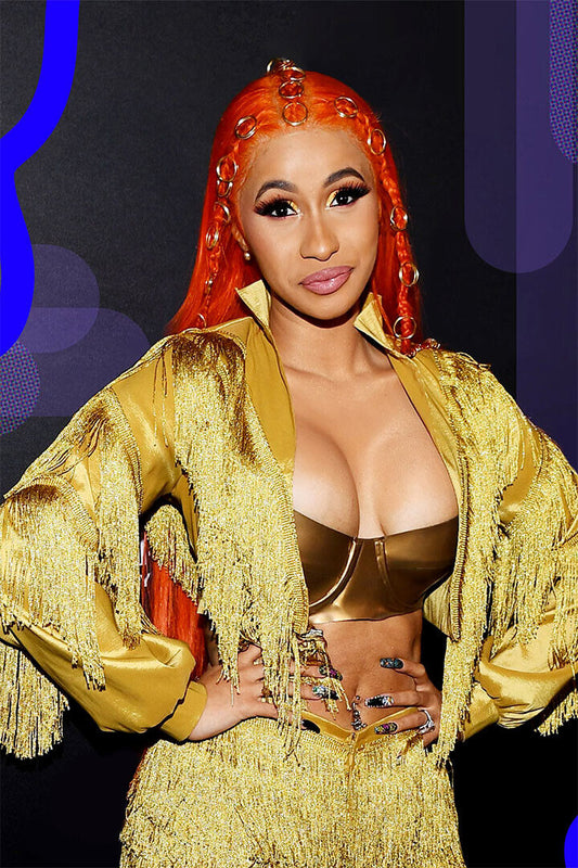 Cardi B American Fashion Female Rapper Songwriter Poster Wall Art Print Home Wall Decor - xonomax