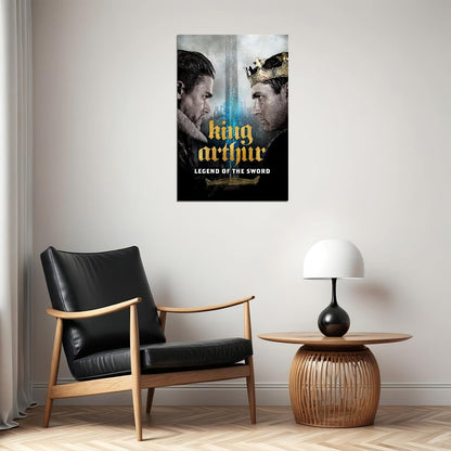 King Arthur Legend Of The Sword Movie Excitement Poster Wall Art Print Home Wall Decor - xonomax