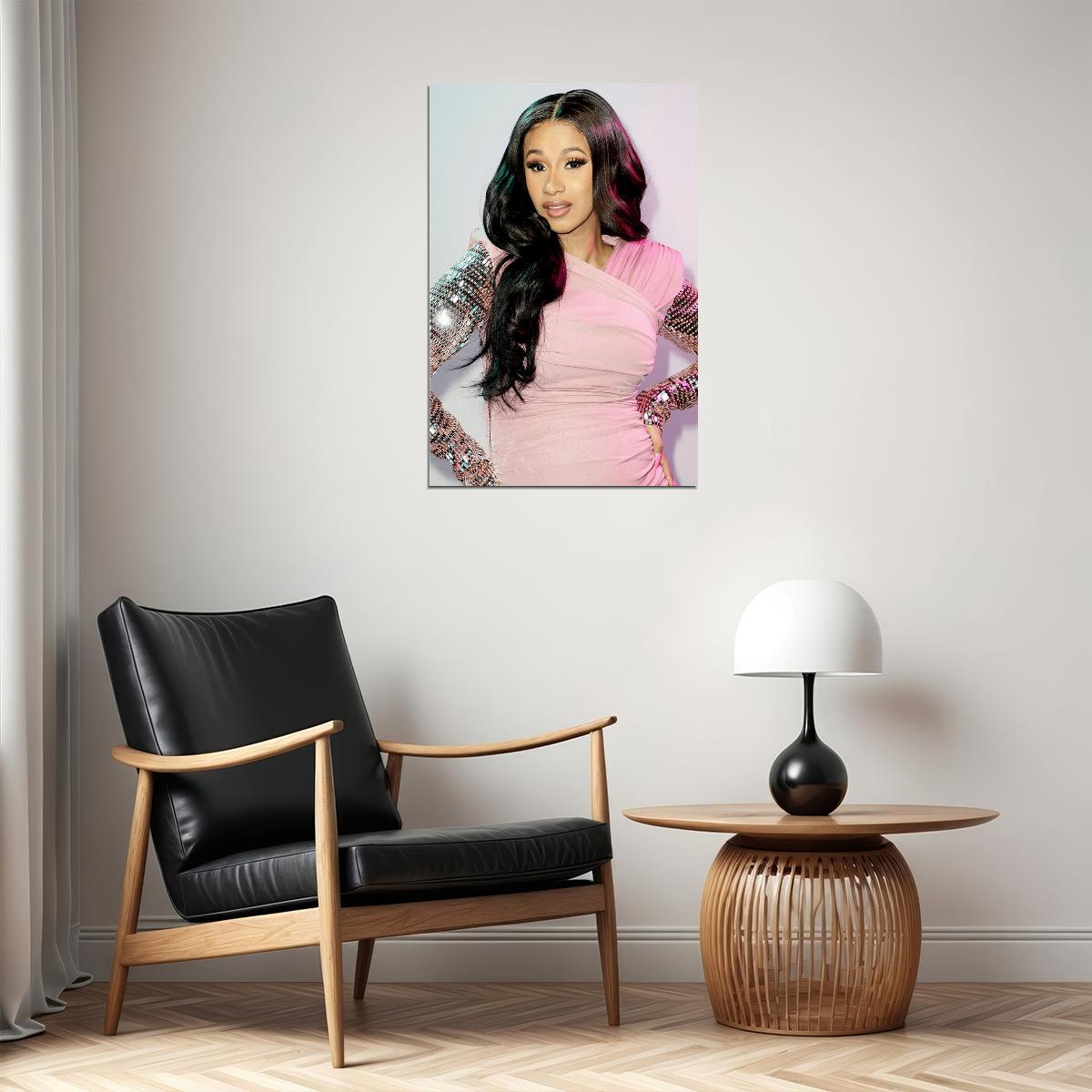 Cardi B American Fashion Female Rapper Artist Poster Wall Art Print Home Wall Decor - xonomax