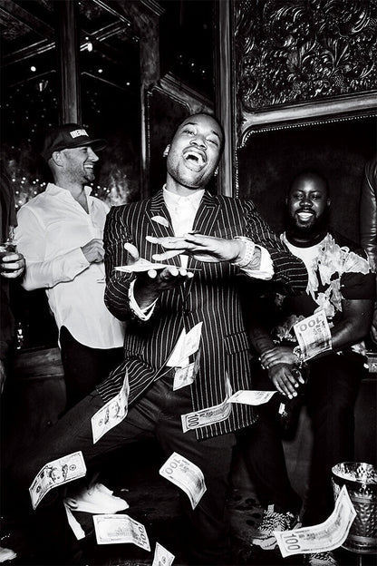 Meek Mill Rapper Music Singer Actor Poster Wall Art Print Home Wall Decor - xonomax