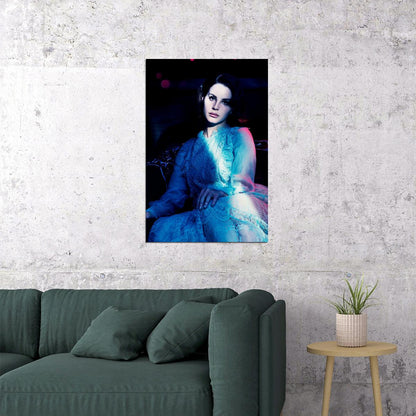 Lana Del Rey Soul Music Star Black Poetrist Poster Wall Art Print Home Wall Decor - xonomax