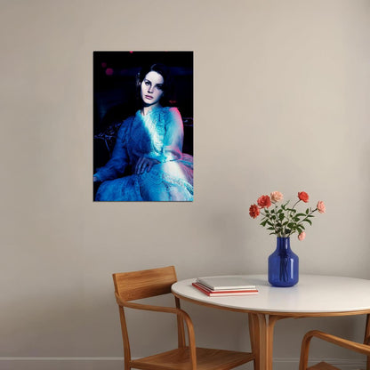 Lana Del Rey Soul Music Star Black Poetrist Poster Wall Art Print Home Wall Decor - xonomax