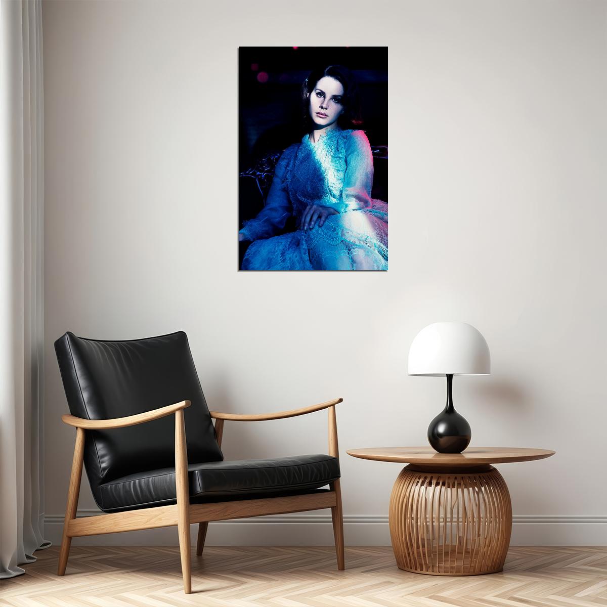 Lana Del Rey Soul Music Star Black Poetrist Poster Wall Art Print Home Wall Decor - xonomax