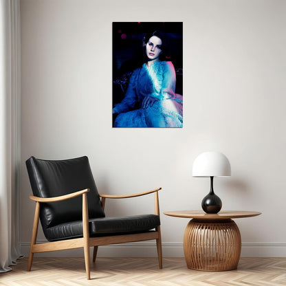Lana Del Rey Soul Music Star Black Poetrist Poster Wall Art Print Home Wall Decor - xonomax